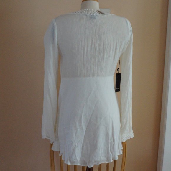 Summer Lace&Linen Dress - Picture 3 of 4